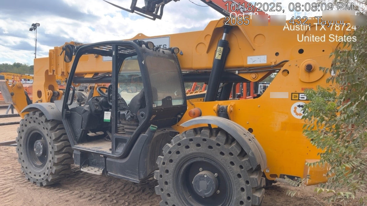 2019 JCB 510-56 Canopy, 74 HP, Solid Tires, STD Worklight, Beacon, Aux Hydraulics, Lifting Eye, Back up Alarm w/66" Carriage/60" Forks