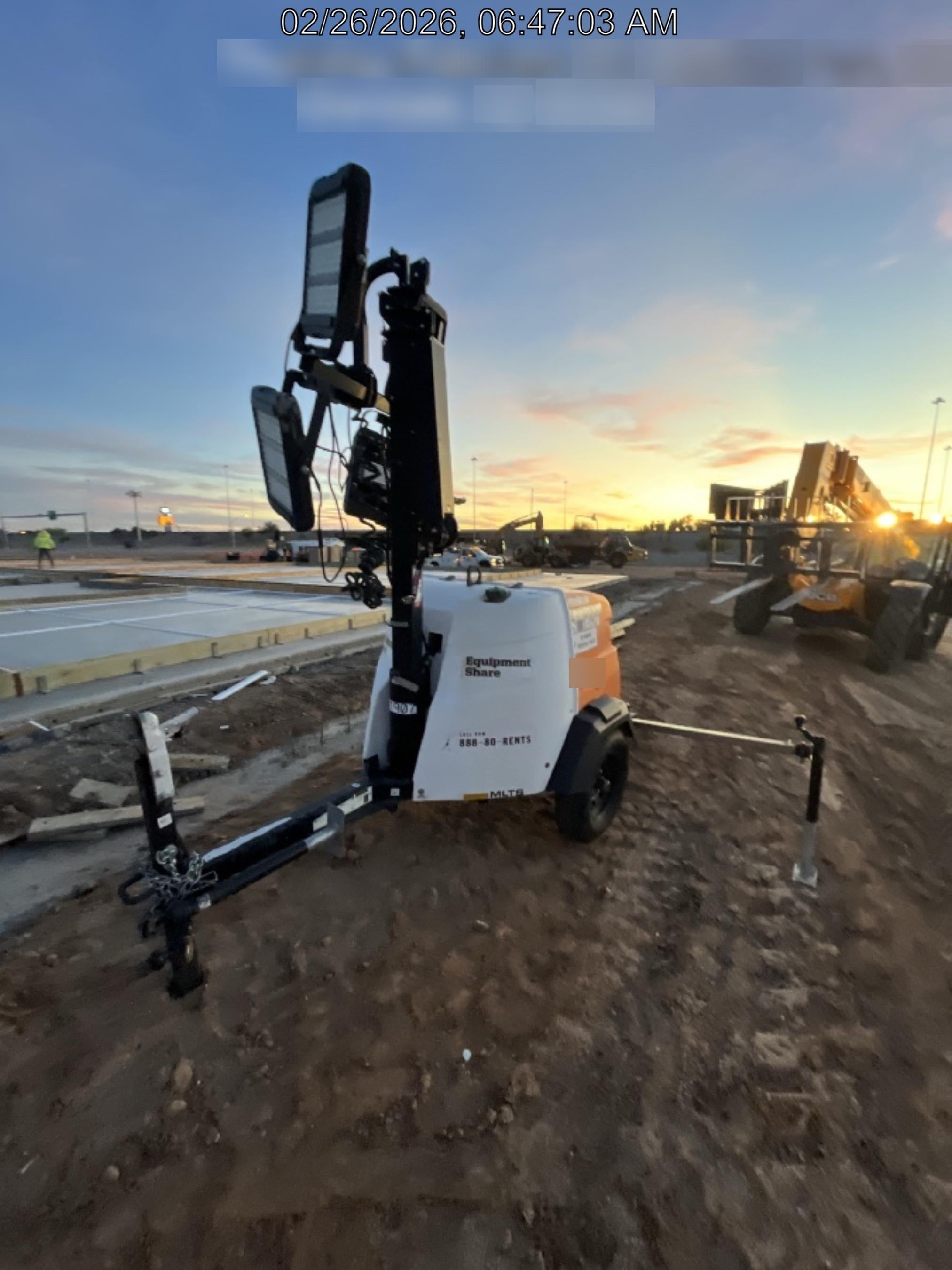 2023 Generac MLT2 Diesel, Flex Switch 120V Input, Powerzone Controller, (4) 320W LED Lights, 4kW Generator, 39.9 Gal Fuel Tank, 2" Ball, T3