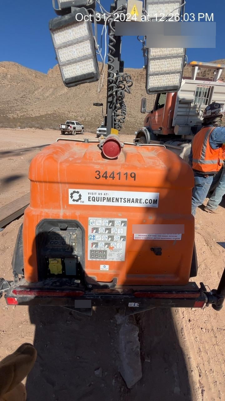 2023 Generac MLT2 Diesel, Flex Switch 120V Input, Powerzone Controller, (4) 320W LED Lights, 4kW Generator, 39.9 Gal Fuel Tank, 2" Ball, T3
