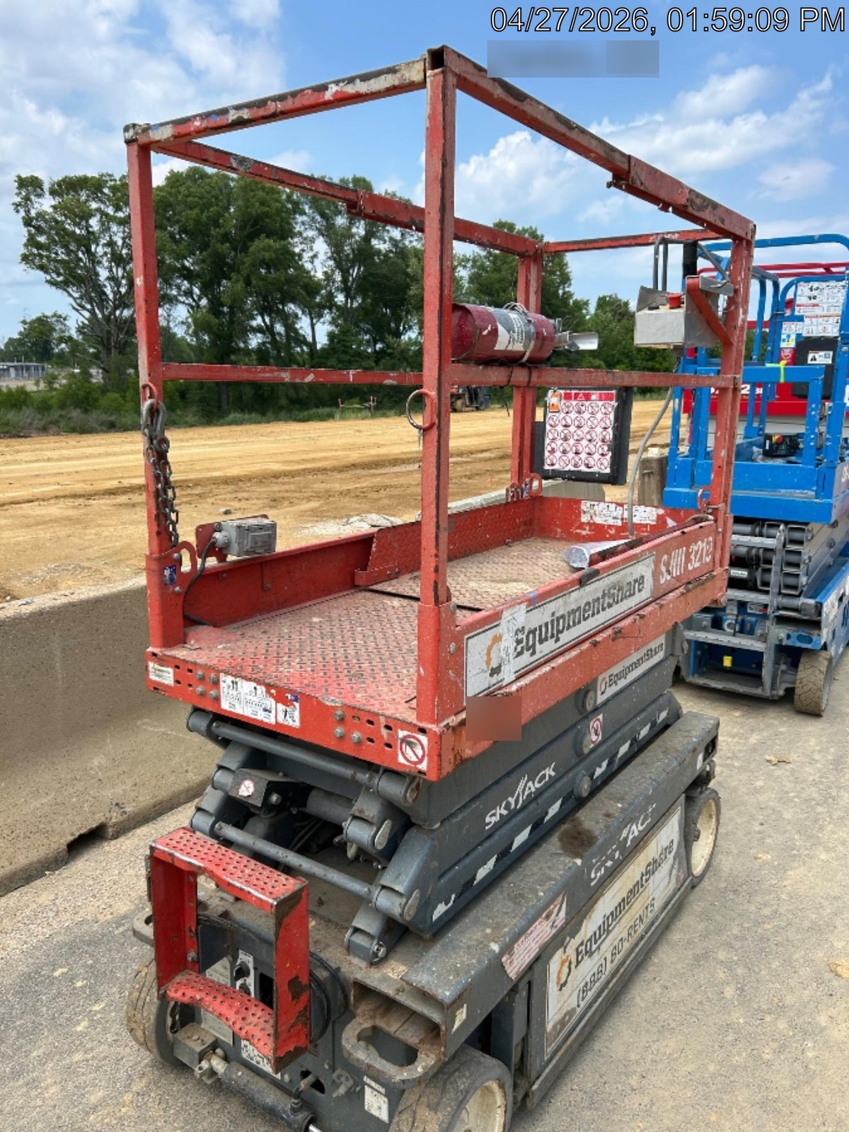 2019 Skyjack SJIII-3219 Standard Options, Trojan Batteries