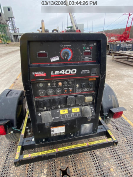 2024 Lincoln Electric LE400 Kubota V1505, Trlr, Cable Rack, Light Kit, ES Decals, T3