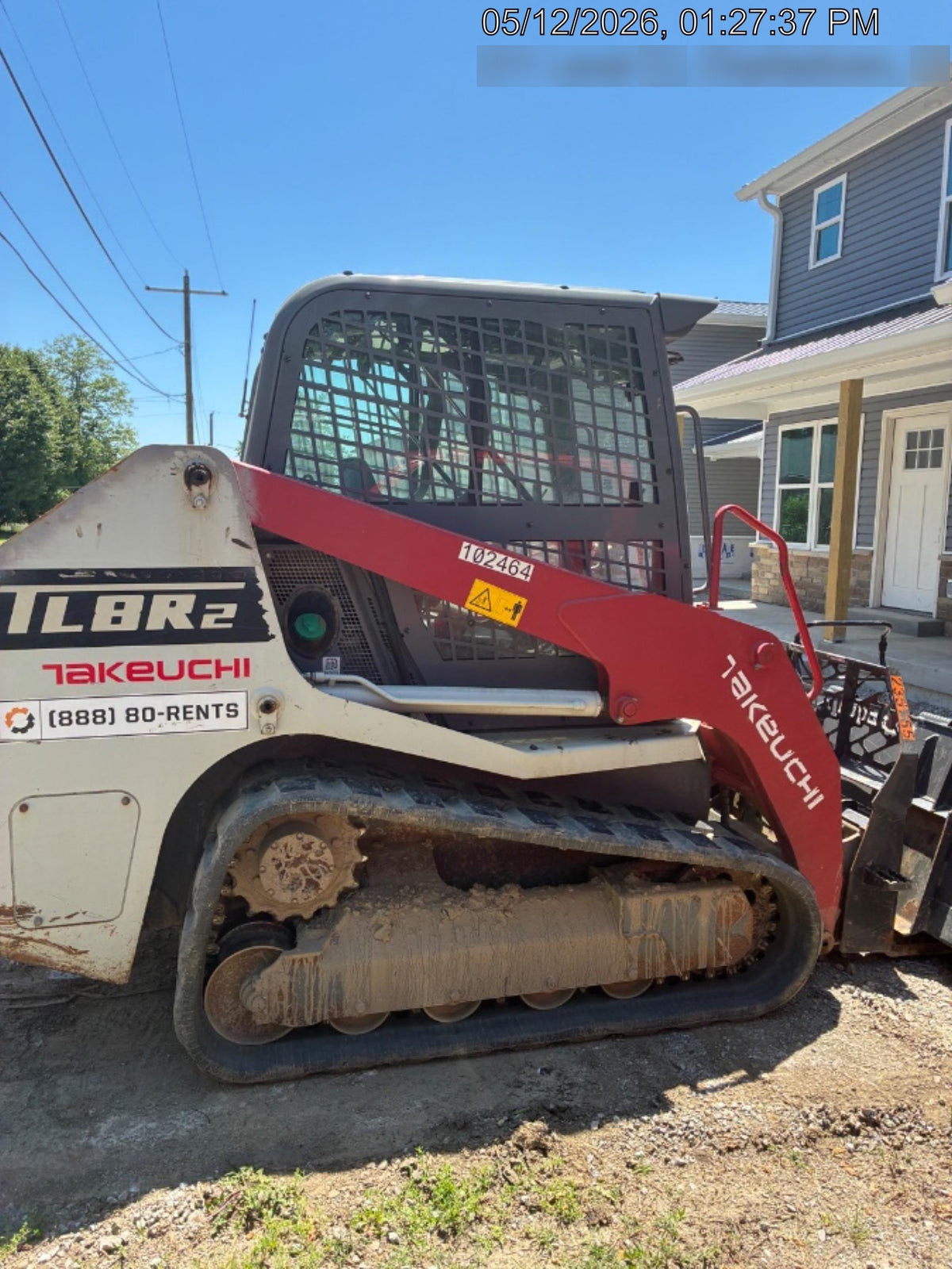 2020 Takeuchi TL8R2-CR Cab/Heat/Air, 74hp, Hydraulic QC
