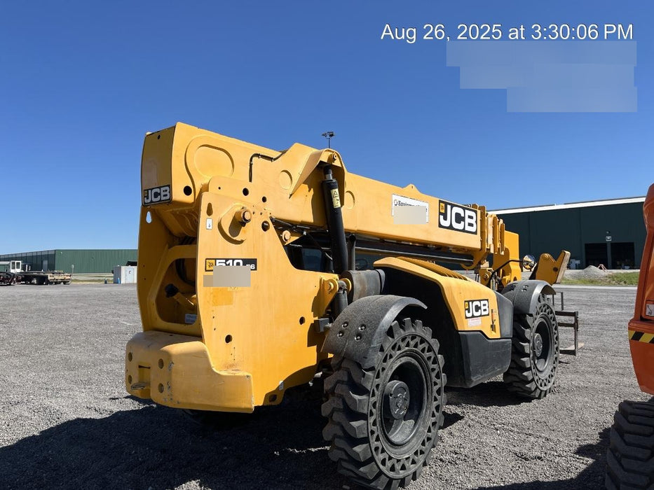 2018 JCB 510-56 JCB 510-56 74 HP w/Open ROPS, Beacon, Aux Hydraulics, Worklights, Solid Tires