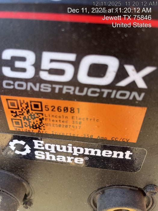 2025 LINCOLN ELECTRIC FLEXTEC 350X