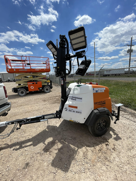 2024 Generac MLT2 Diesel, Flex Switch 120V Input, Powerzone Controller, 
(4) 320W LED Lights, 4kW Generator, 39.9 Gal Fuel Tank, 2" Ball, T3