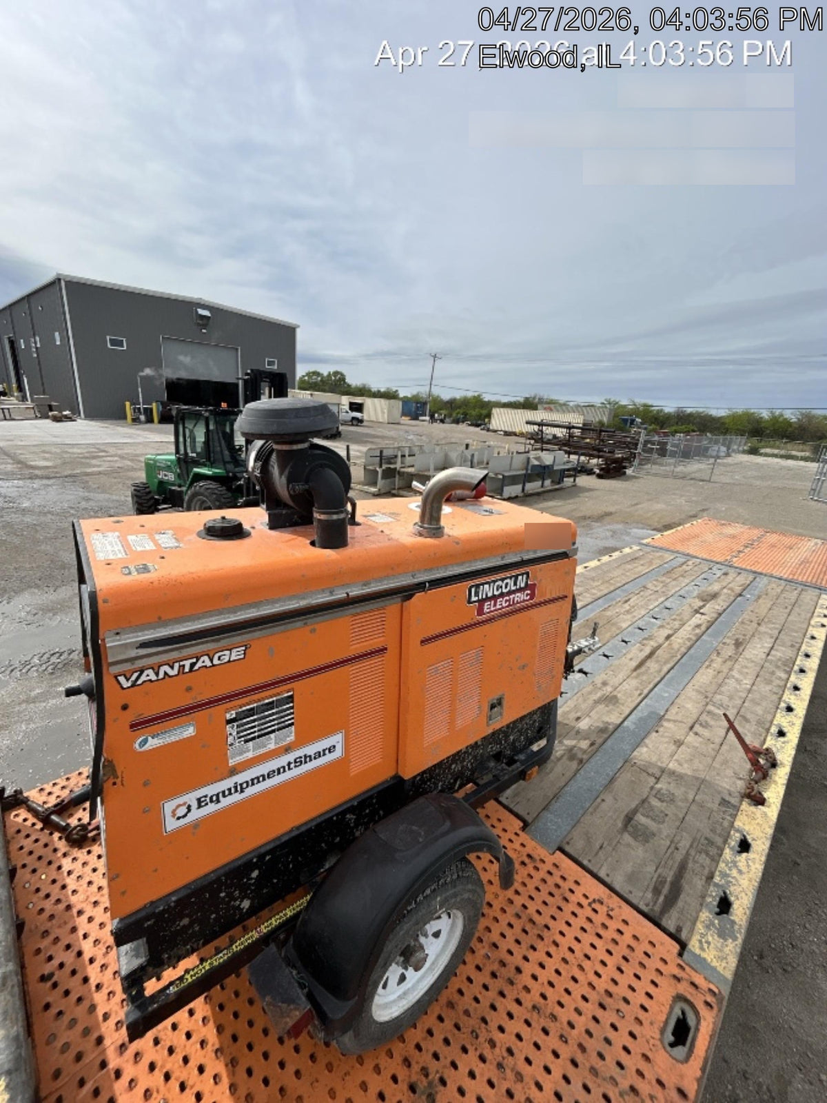 2021 Lincoln Electric Vantage 549X Ready Pak 3, ORANGE (includes trailer, cable rack, fender light kit)