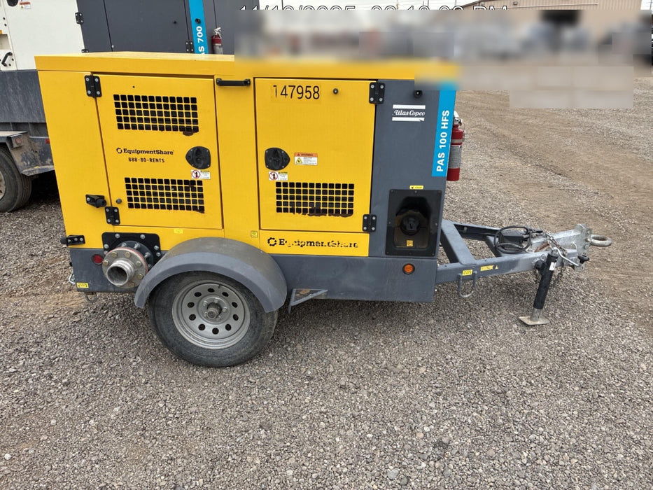 2021 ATLAS COPCO PAS 100 HF CS Enclosed