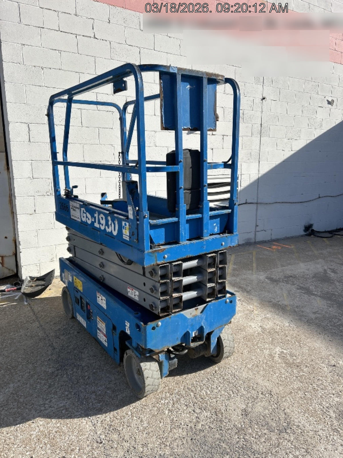 2016 Genie GS-1930 Genie GS-1930 Scissor Lift
