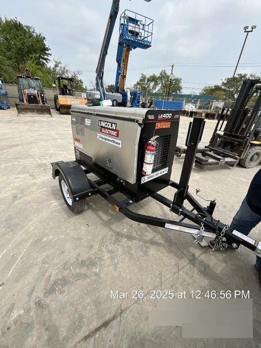 2024 Lincoln Electric LE400 Kubota V1505, Trlr, Cable Rack, Light Kit, ES Decals, T3