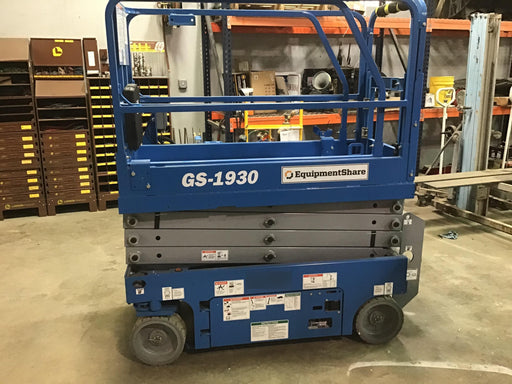 2020 Genie GS-1930 Solid Non Marking Tires, Beacon, Folding rails with half height swing gate