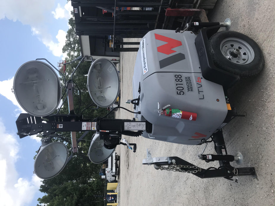 2019 Wacker Neuson LTV6L-MH Mobile Light Tower w/Fuel Level Sensor Installed