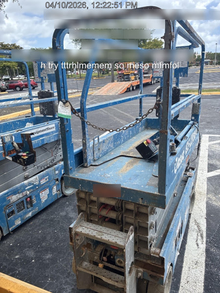 2018 Genie GS-1930 Genie GS-1930 w/Fixed Rail, Chain Entry