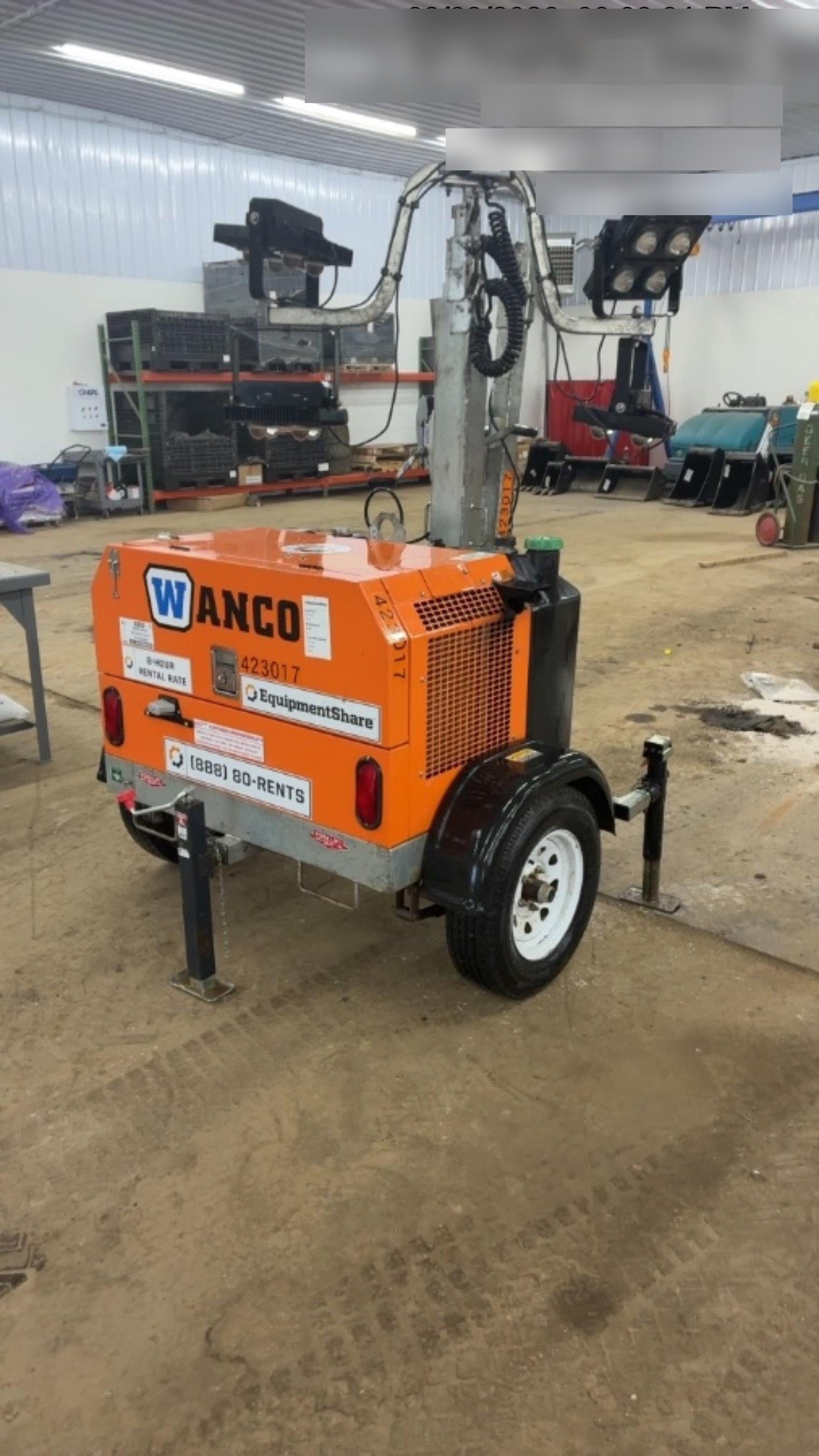 2024 Wanco WLTT-4MM4K Diesel, Deep Sea Controller, Shore Power Plug, Auto Start, (4) 350W LED Floodlights, 4kW Generator, 60 Gal Fuel Tank, 2" Ball, T3