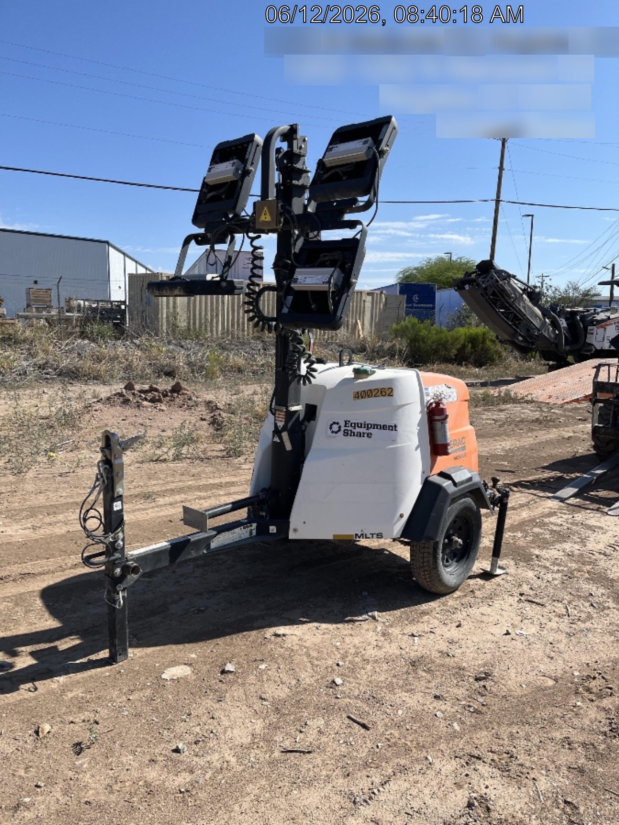 2024 Generac MLT2 Diesel, Flex Switch 120V Input, Powerzone Controller, 
(4) 320W LED Lights, 4kW Generator, 39.9 Gal Fuel Tank, 2" Ball, T3