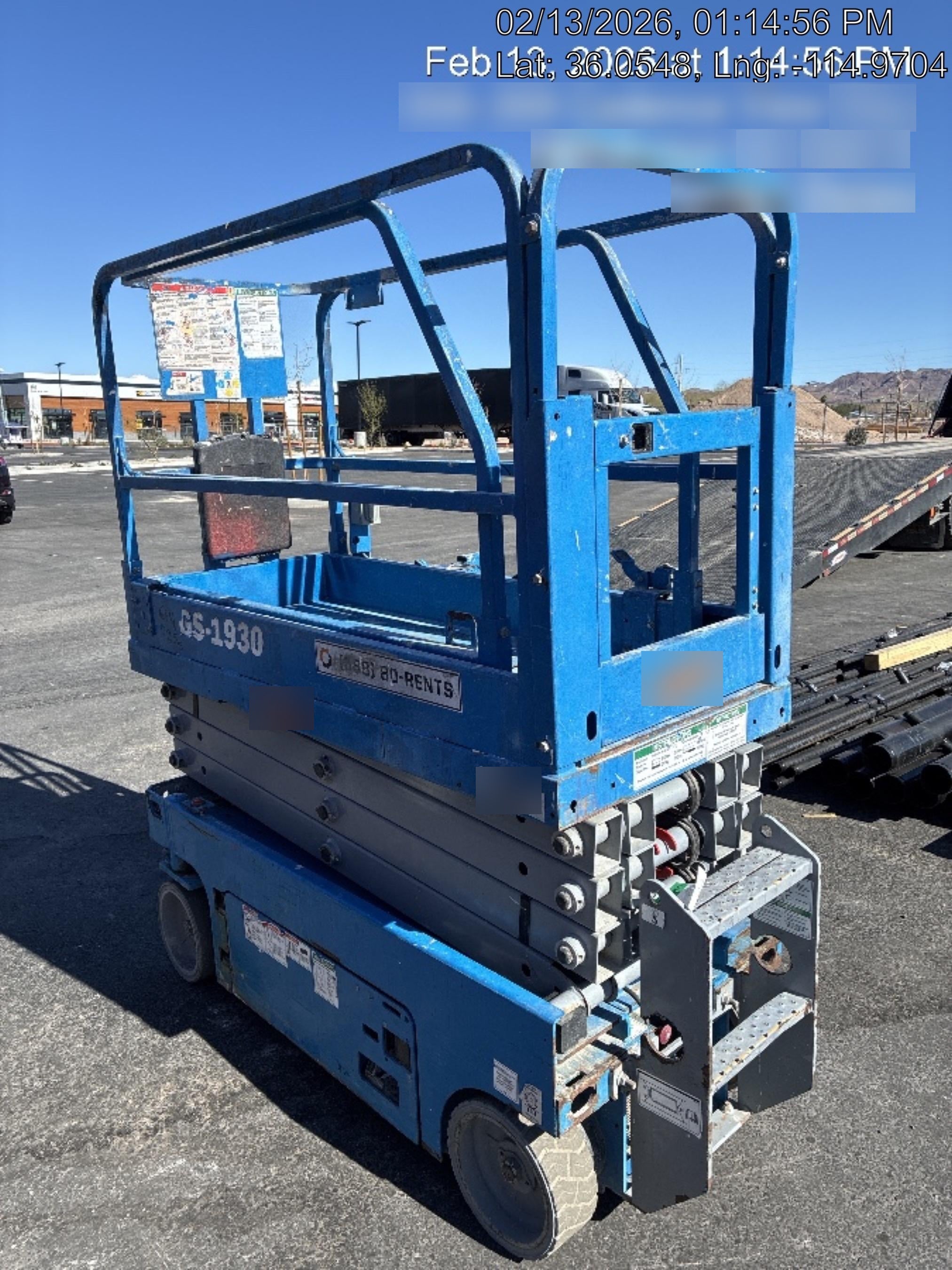 2019 Genie GS-1930 Half Height Swing Gate, 800W Inverter