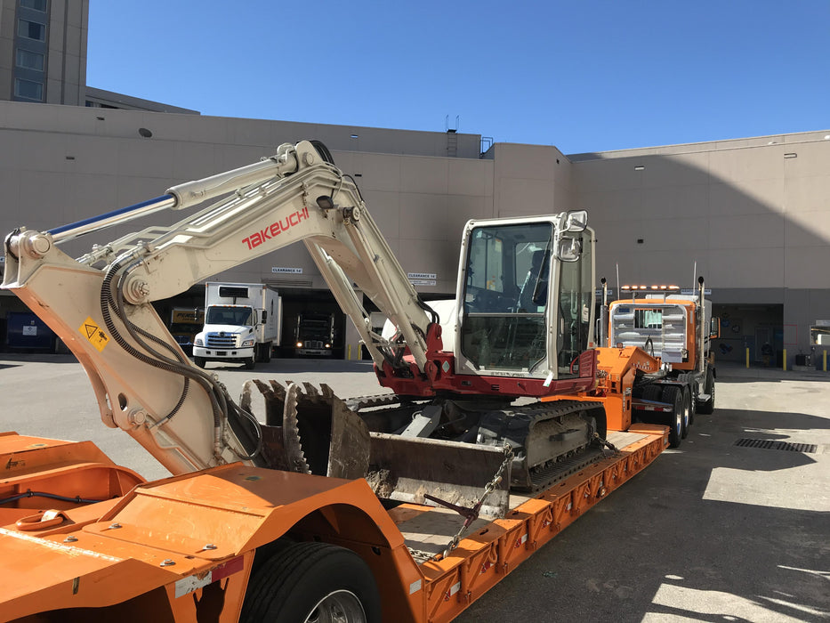 2019 Takeuchi TB290 Cab/Heat/AC Rubber tracks, Dozer blade, Travel alarm, Auxiliary hydraulics Manual QC, Hydraulic thumb, 18", 24", and 36" Buckets