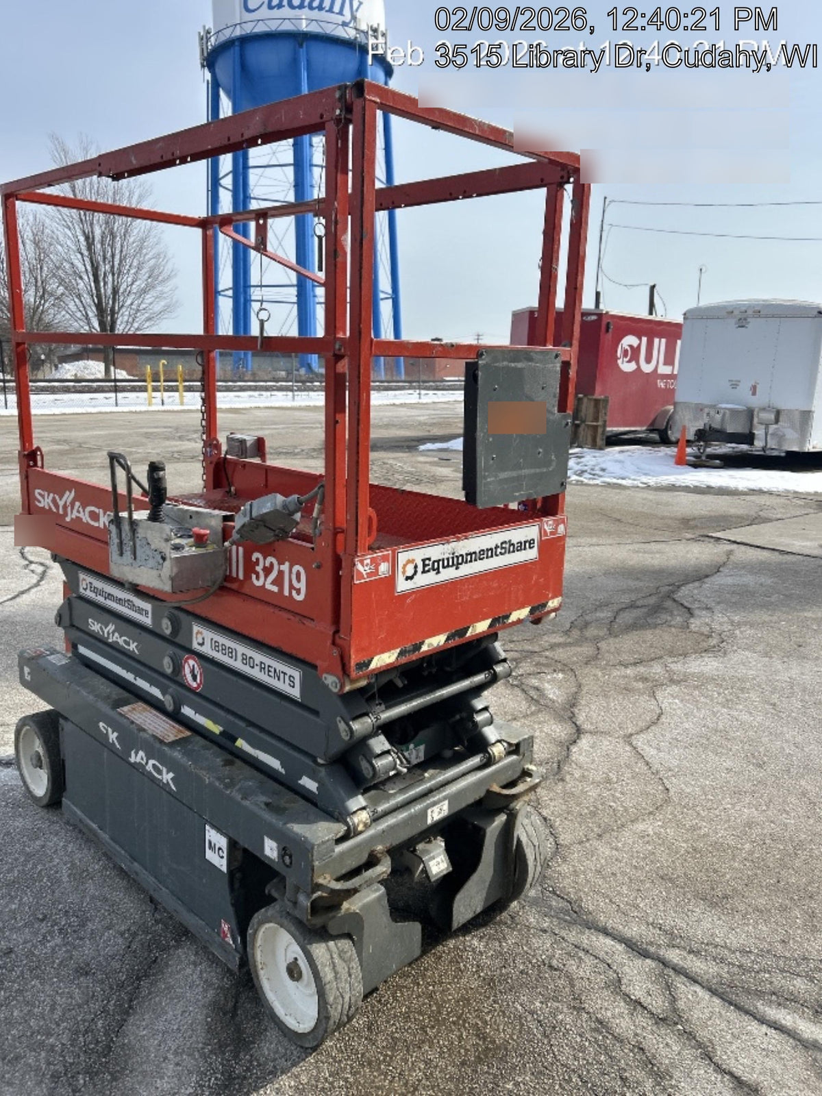 2018 Skyjack SJIII-3219 Standard Rental Specs