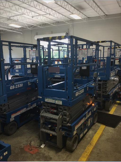 2020 Genie GS-1930 Solid Non Marking Tires, Beacon, Folding rails with half height swing gate