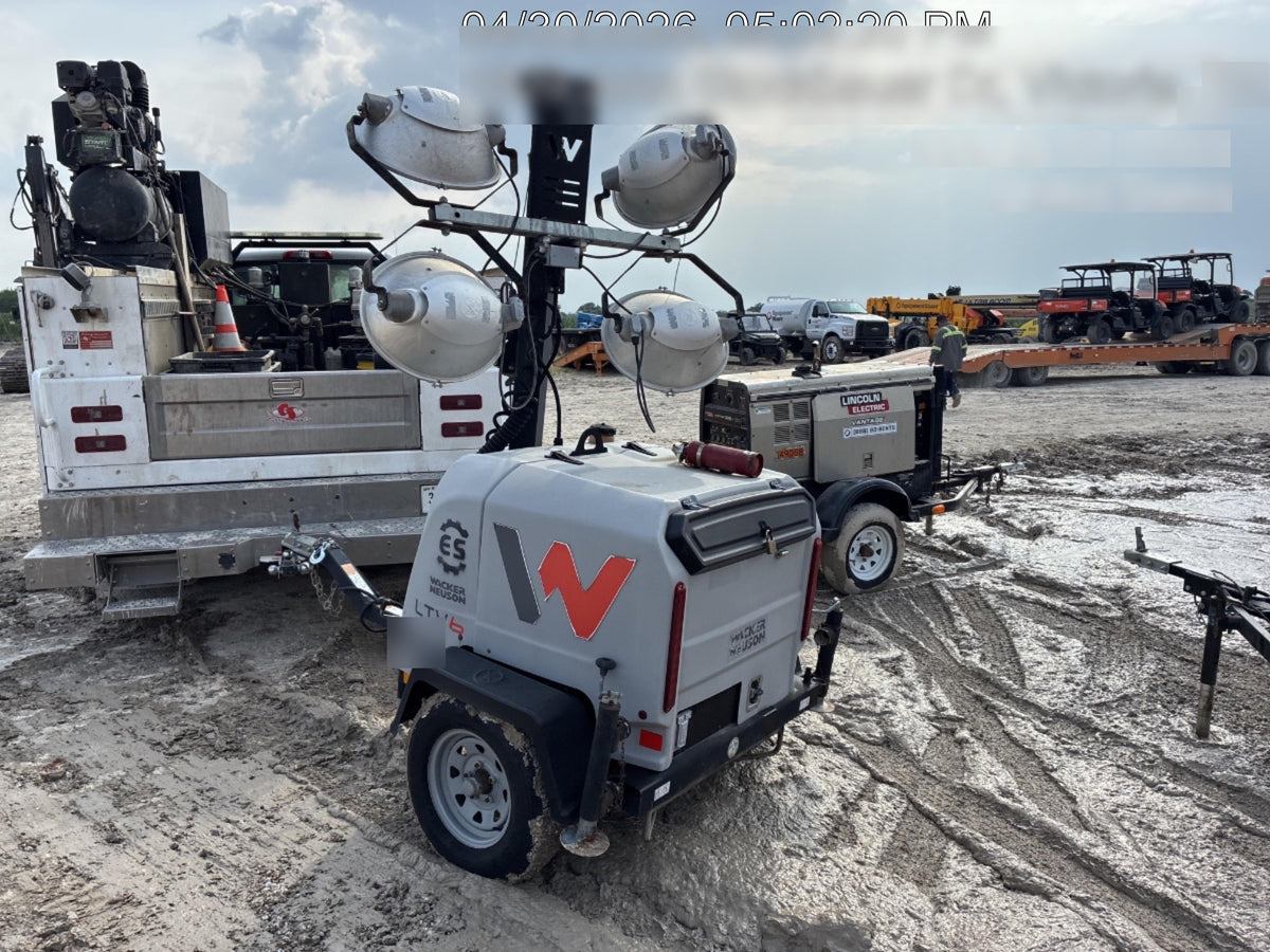 2018 Wacker Neuson LTV6L-MH Wacker Neuson LTV6L Mobile Light Tower w/Fuel Level Sensor Installed