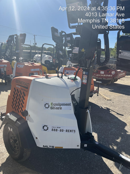 2024 Generac MLT2 Diesel, Flex Switch 120V Input, Powerzone Controller, 
(4) 320W LED Lights, 4kW Generator, 39.9 Gal Fuel Tank, 2" Ball, T3