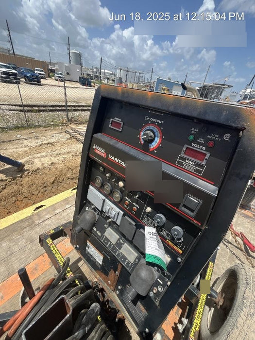 2021 Lincoln Electric Vantage 322 Vantage 322 Ready Pak 3 w/ Decals, ORANGE (includes trailer, cable rack, fender light kit) NO Telematics