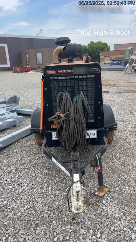 2021 Lincoln Electric Vantage 549X Ready Pak 3, ORANGE (includes trailer, cable rack, fender light kit)