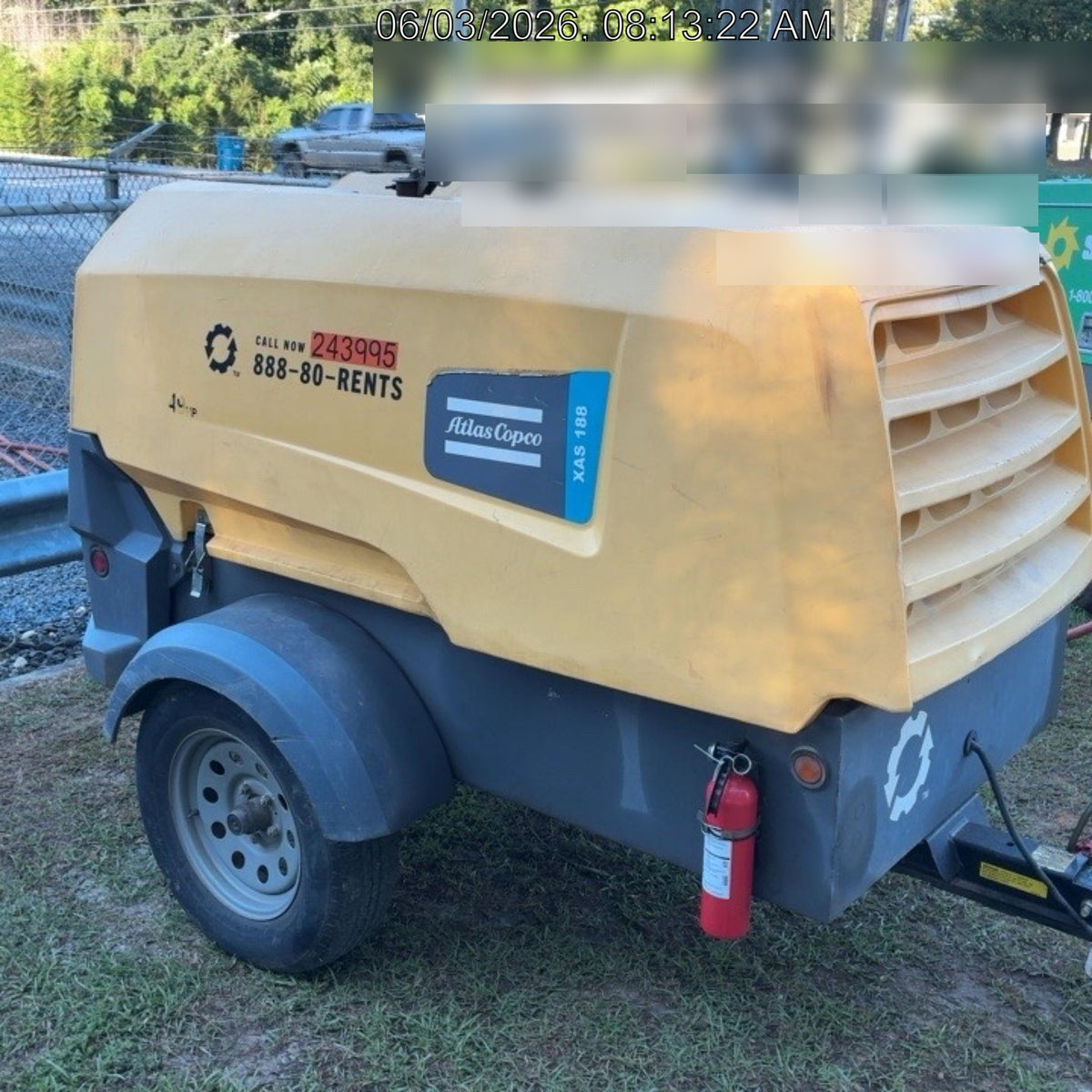 2022 ATLAS COPCO XAS188 CWK