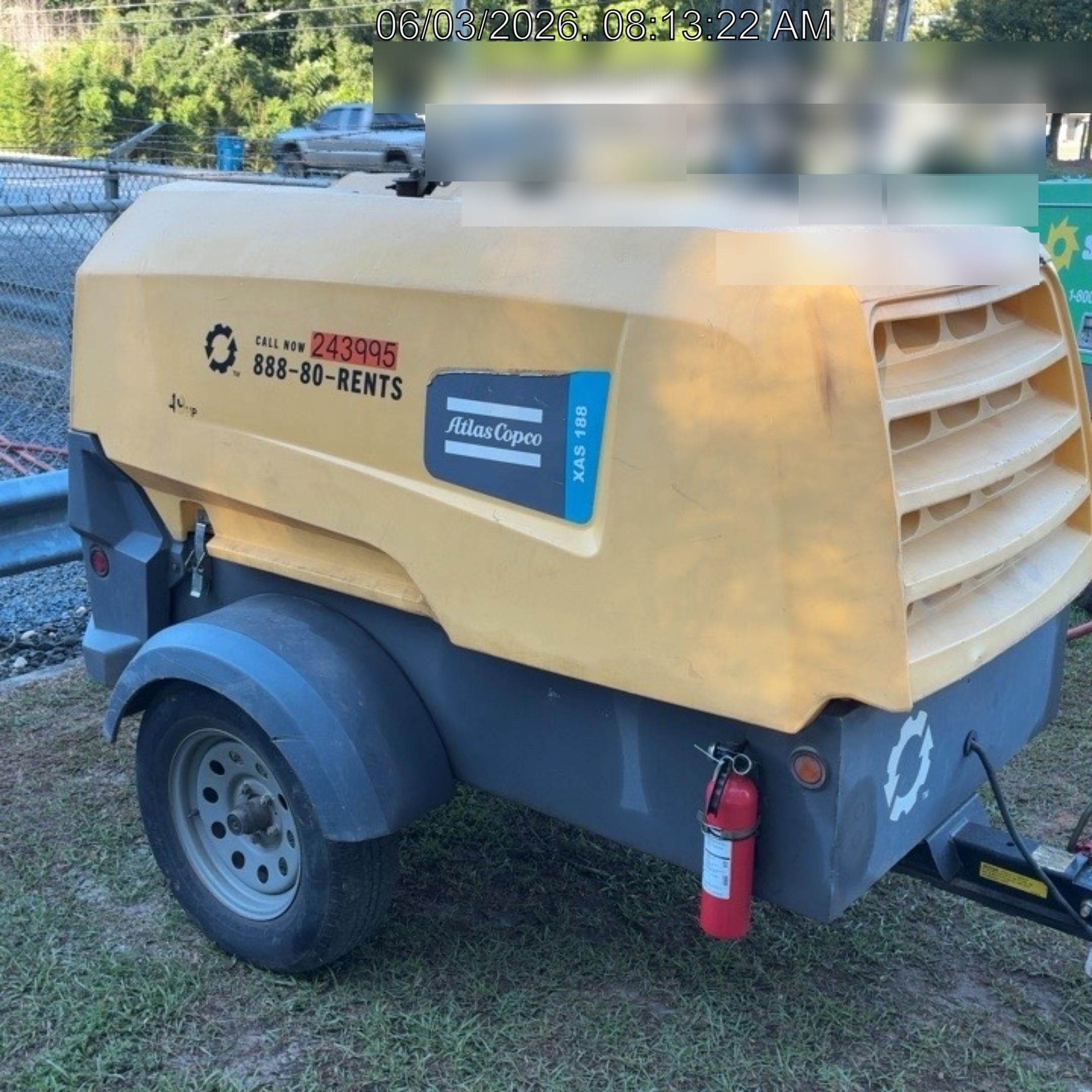 2022 ATLAS COPCO XAS188 CWK