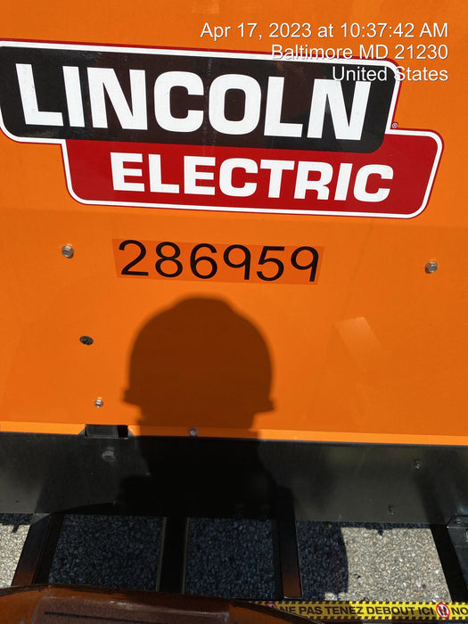 2022 Lincoln Electric LE400 Kubota V1505, Trlr, Cable Rack, Light Kit, ES Decals, T3