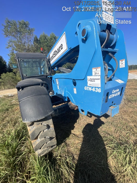 2020 Genie GTH-636 Cab/Heat/Air, Solid Tires, Work Lights, Beacon, Aux Hydraulics, Back up Alarm