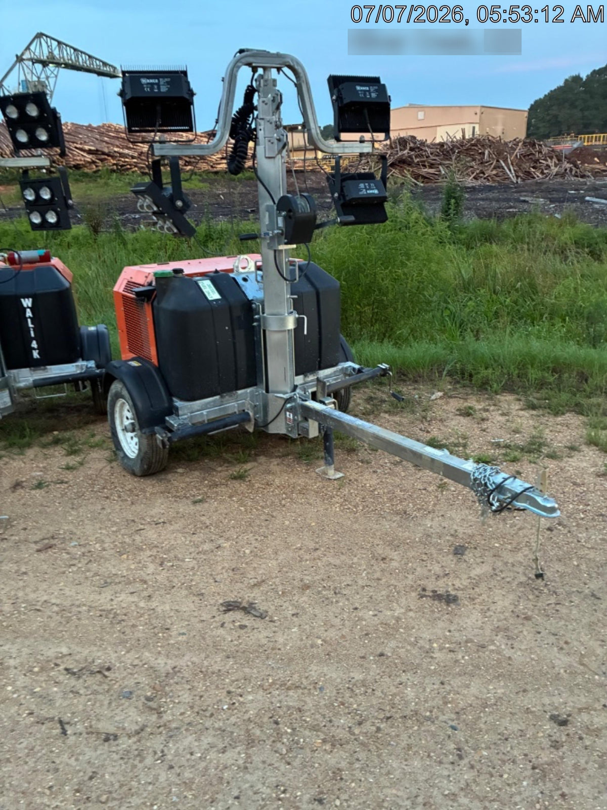 2023 Wanco WLTT-4MM4K Diesel, Deep Sea Controller, Shore Power Plug, Auto Start, (4) 350W LED Floodlights, 4kW Generator, 60 Gal Fuel Tank, 2" Ball, T3