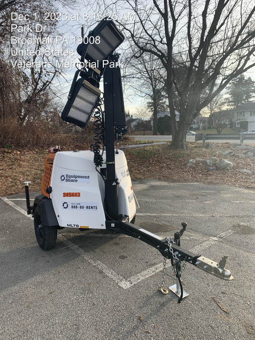 2023 Generac MLT2 Diesel, Flex Switch 120V Input, Powerzone Controller, (4) 320W LED Lights, 4kW Generator, 39.9 Gal Fuel Tank, 2" Ball, T3