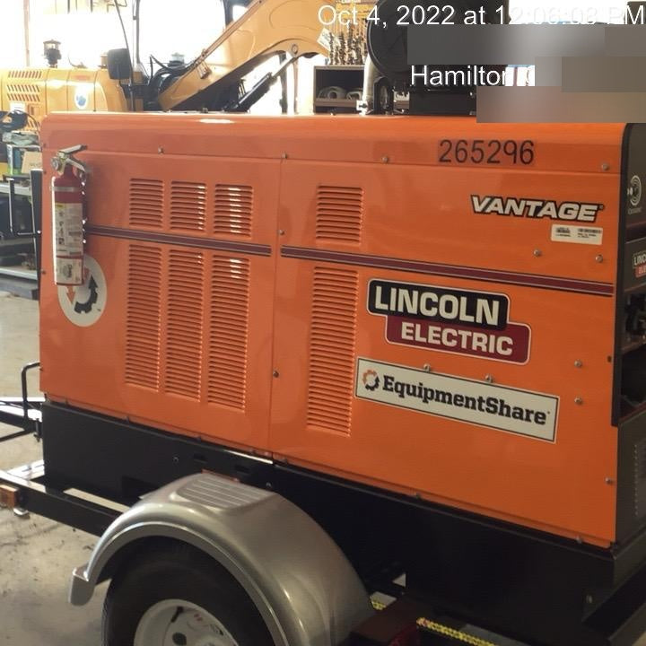 2022 Lincoln Electric Vantage 549X Crosslink Technology, Trailer Mounted, ES Decals, T3