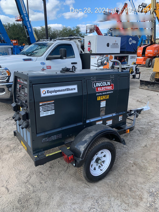 2021 Lincoln Electric Dual Maverick 200/200X Ready Pak 3, Includes Trailer, Cable Rack, Fender Light Kit
