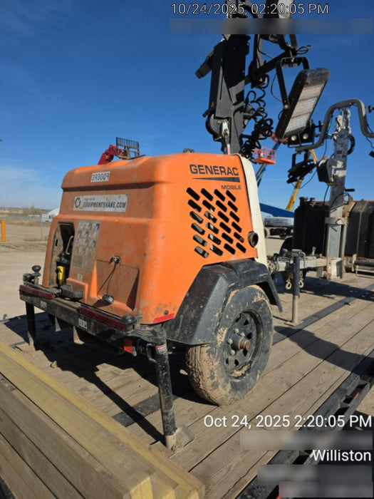 2024 Generac MLT2 Diesel, Flex Switch 120V Input, Powerzone Controller, 
(4) 320W LED Lights, 4kW Generator, 39.9 Gal Fuel Tank, 2" Ball, T3