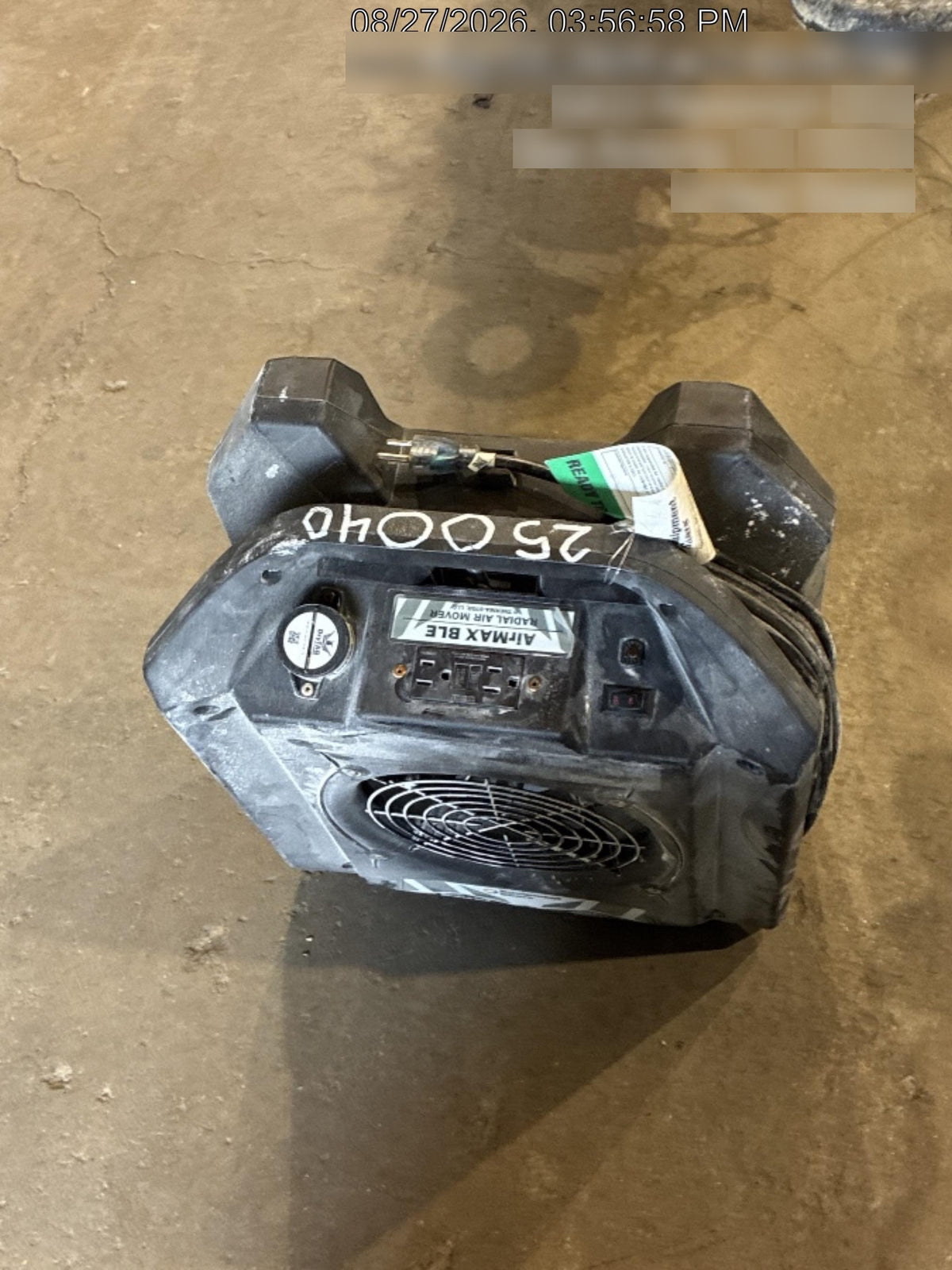 2022 PHOENIX AirMAX Radial Air Mover