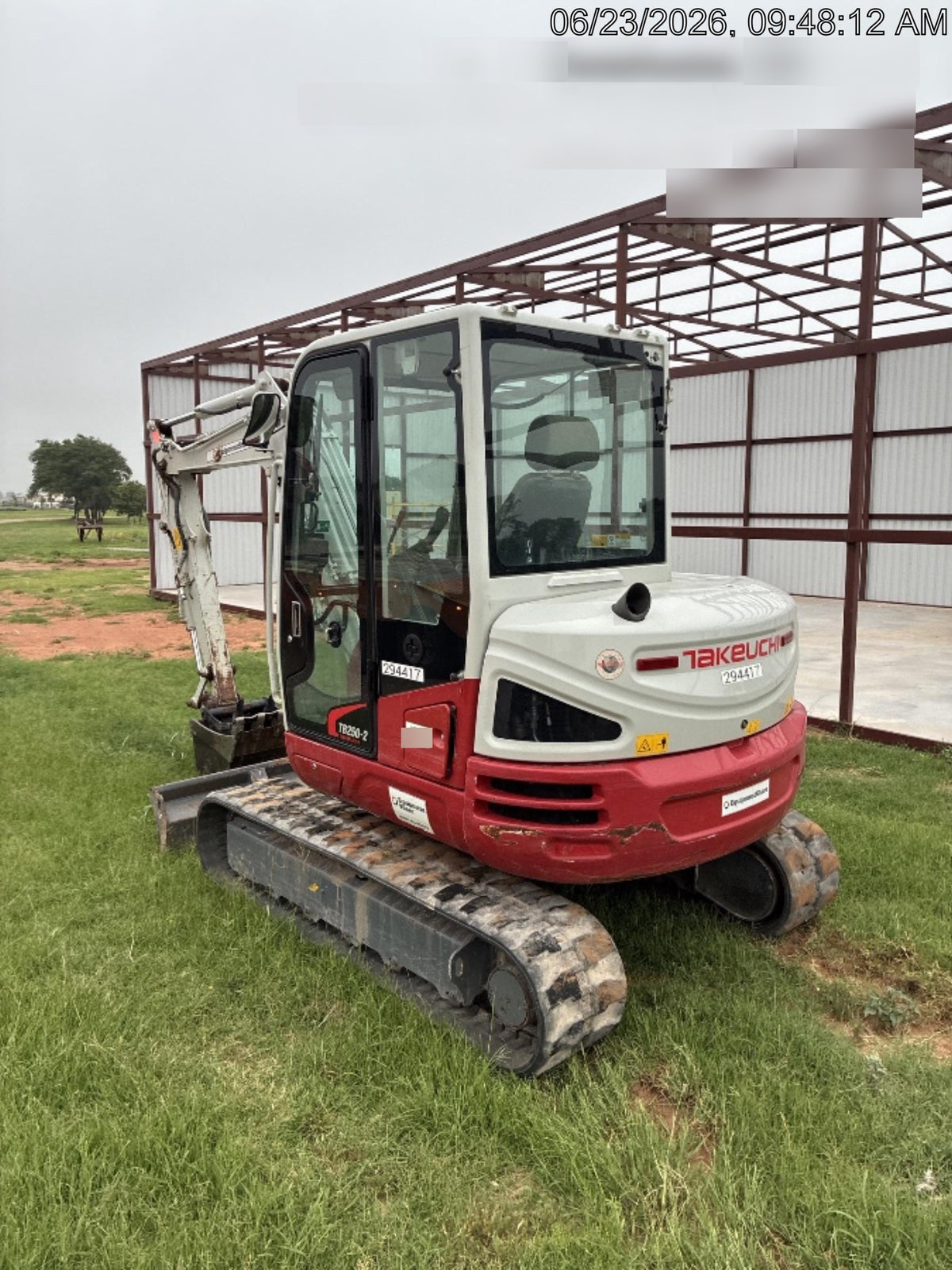 2023 TAKEUCHI TB250-2CR