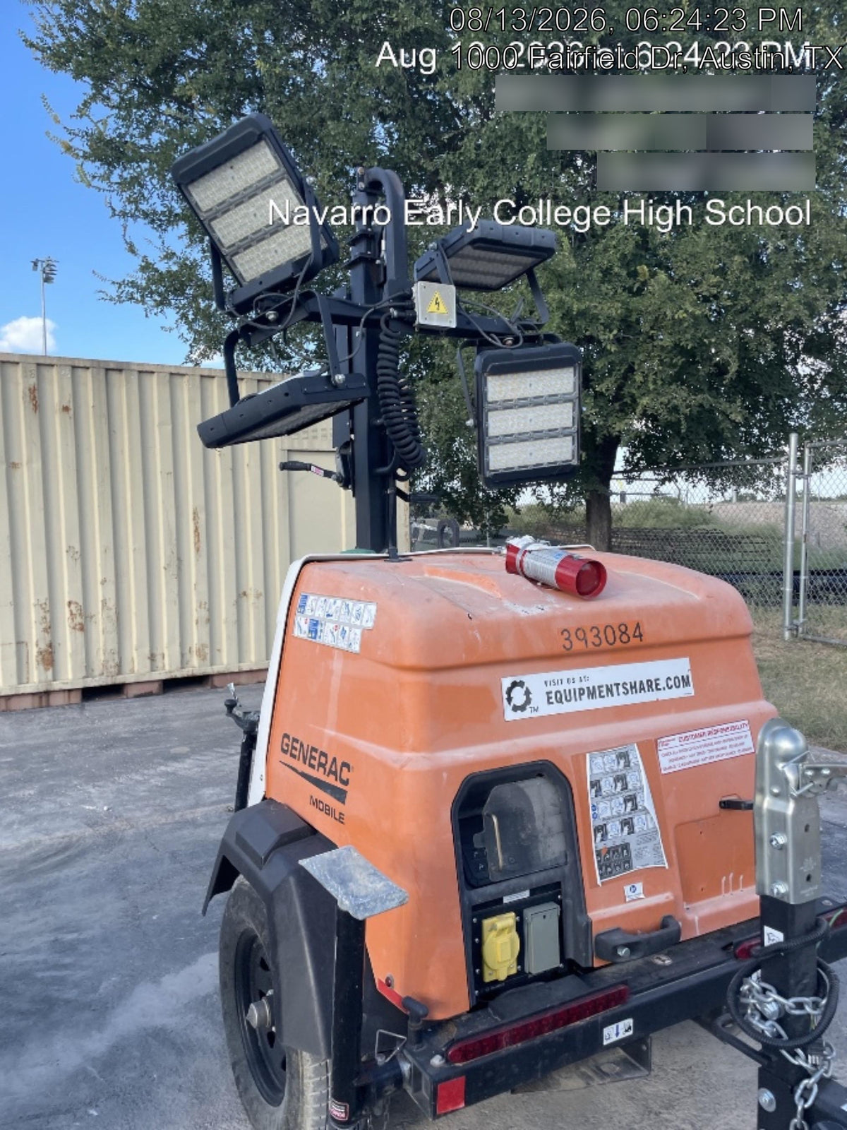 2024 Generac MLT2 Diesel, Flex Switch 120V Input, Powerzone Controller, 
(4) 320W LED Lights, 4kW Generator, 39.9 Gal Fuel Tank, 2" Ball, T3