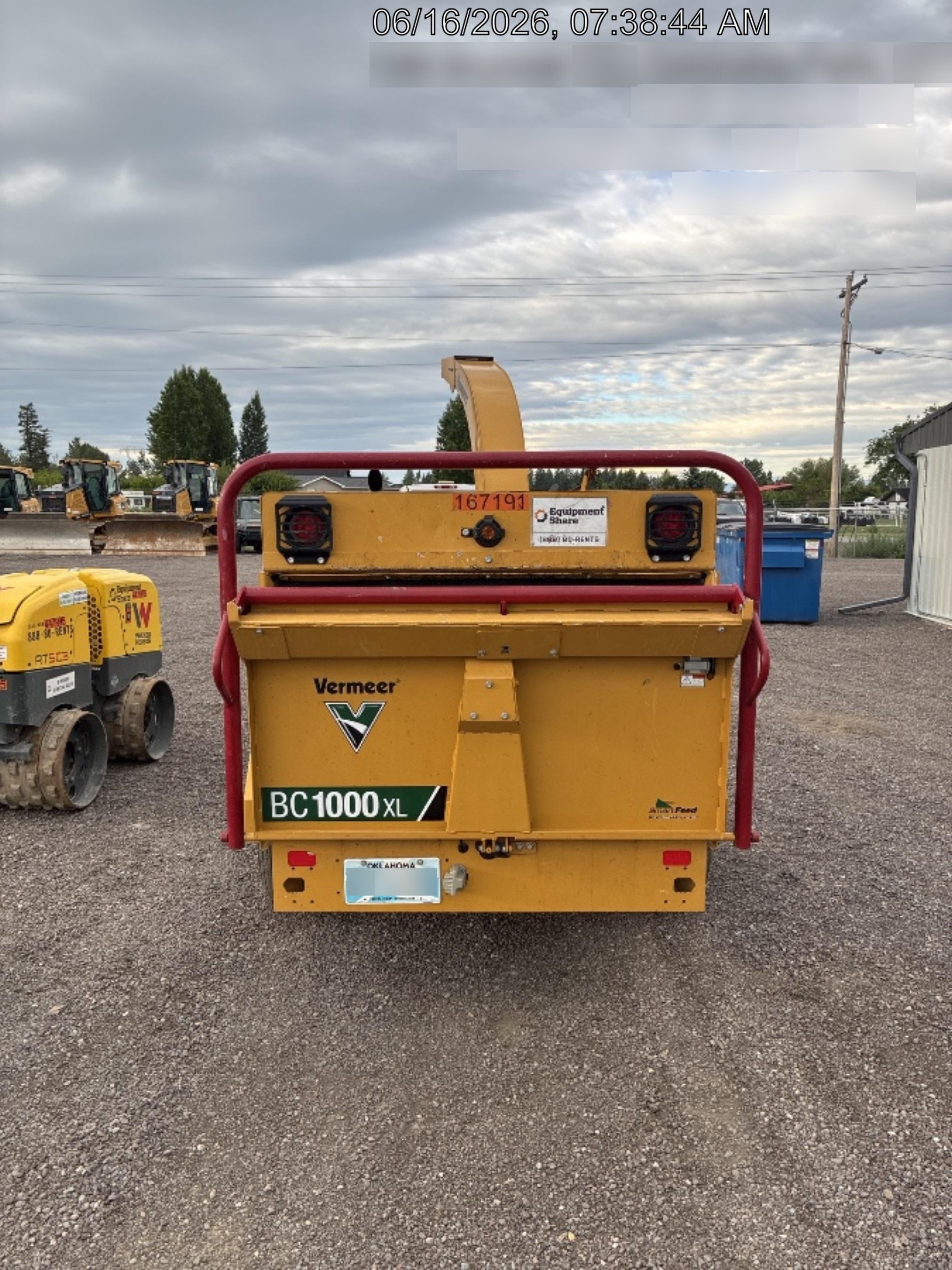 2021 VERMEER BC1000XL Diesel