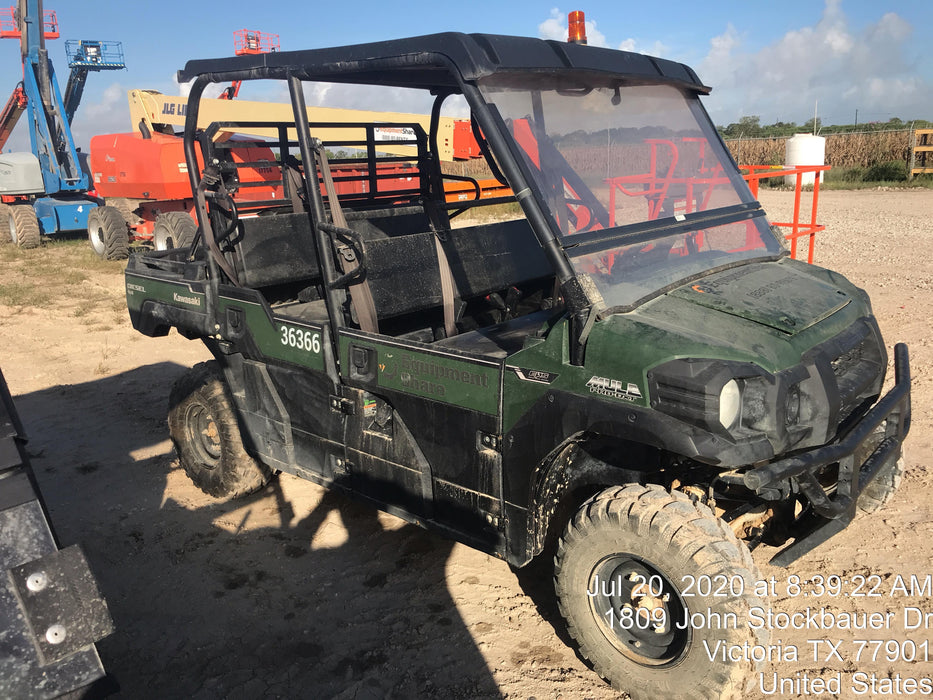 Kawasaki Mule PRO-DXT Movement Alarm, Beacon, Hard Top, ES Track Hardware