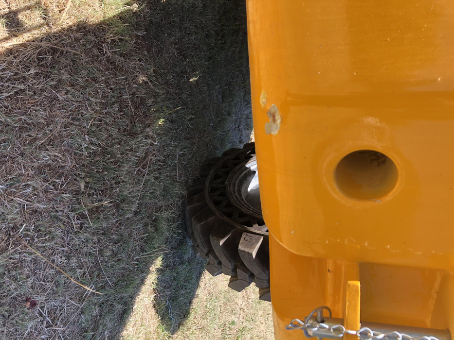 2019 JCB 510-56 74 HP w/Open ROPS, Beacon, Aux Hydraulics, Worklights, Solid Tires w/60" Carriage/Forks