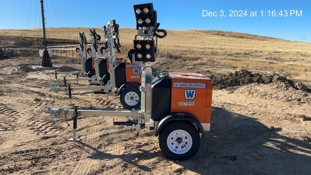 2024 Wanco WLTT-4MM4K Diesel, Deep Sea Controller, Shore Power Plug, Auto Start, (4) 350W LED Floodlights, 4kW Generator, 60 Gal Fuel Tank, 2" Ball, T3