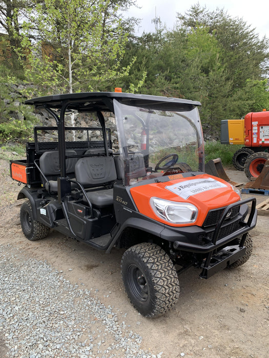 2022 Kubota RTV-X1140W-H Plastic Canopy, Windshield Acrylic Clear, LED Strobe Light, Wire Harness Kit, Back up Alarm