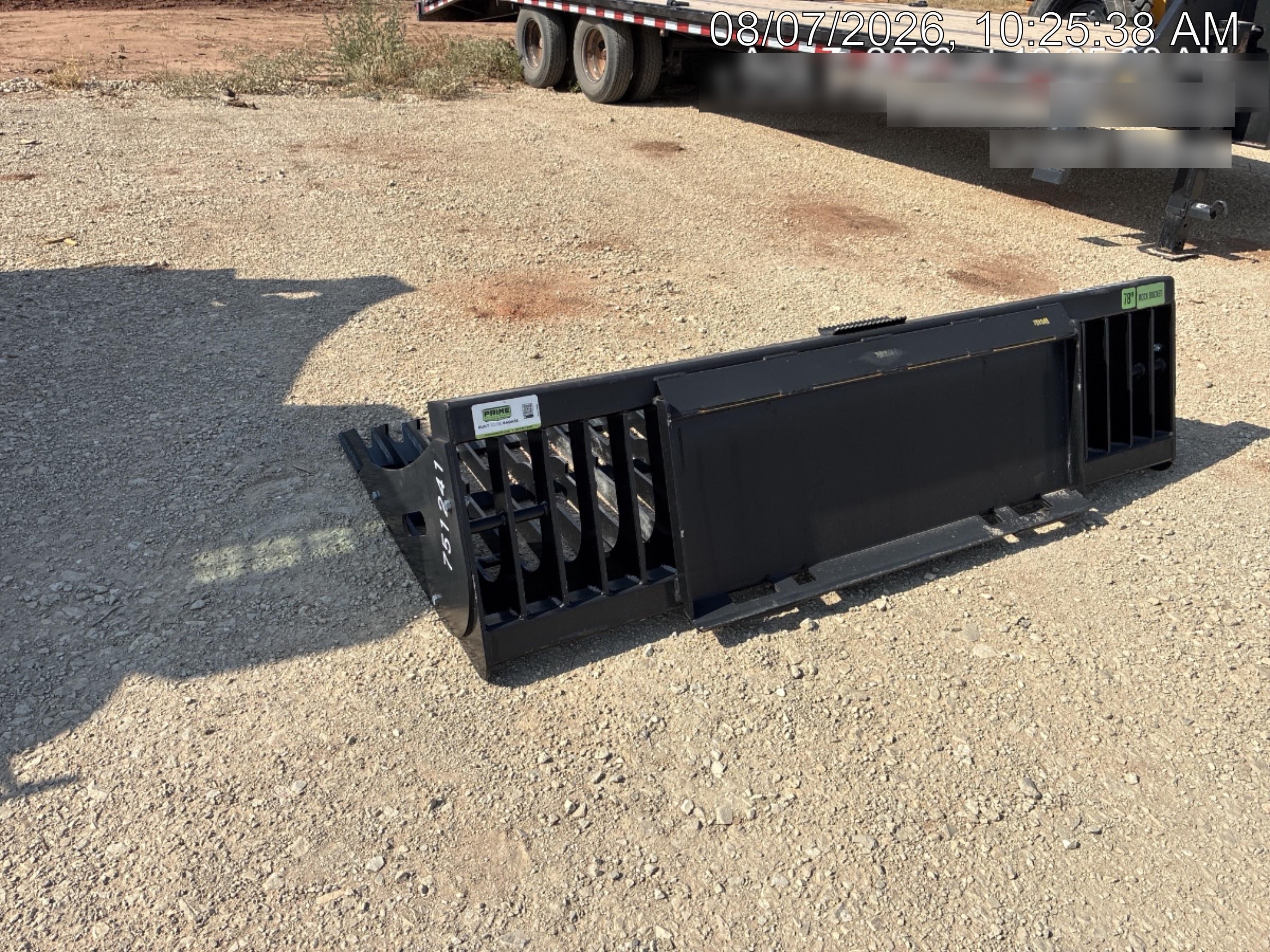 2026 DOUBLE R ATTACHMENTS 78" Rock Bucket, Double R Attachments