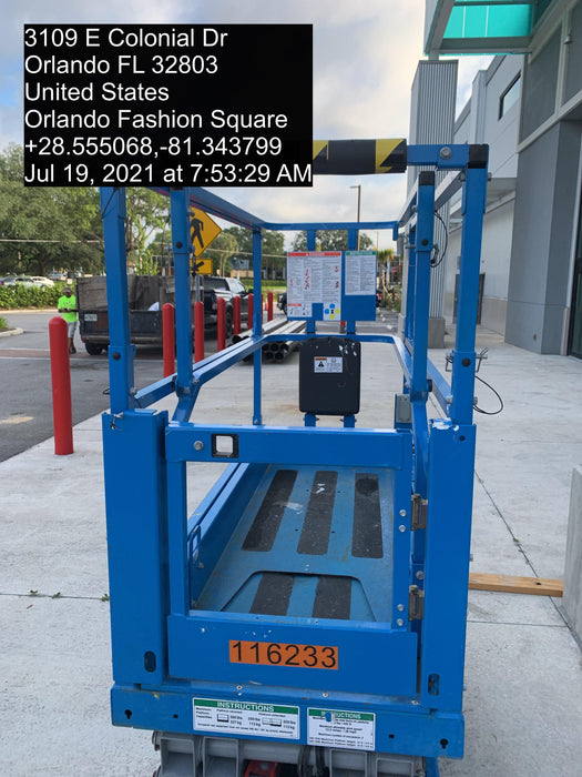 2020 Genie GS-1930 Solid Non Marking Tires, Beacon, Folding rails with half height swing gate