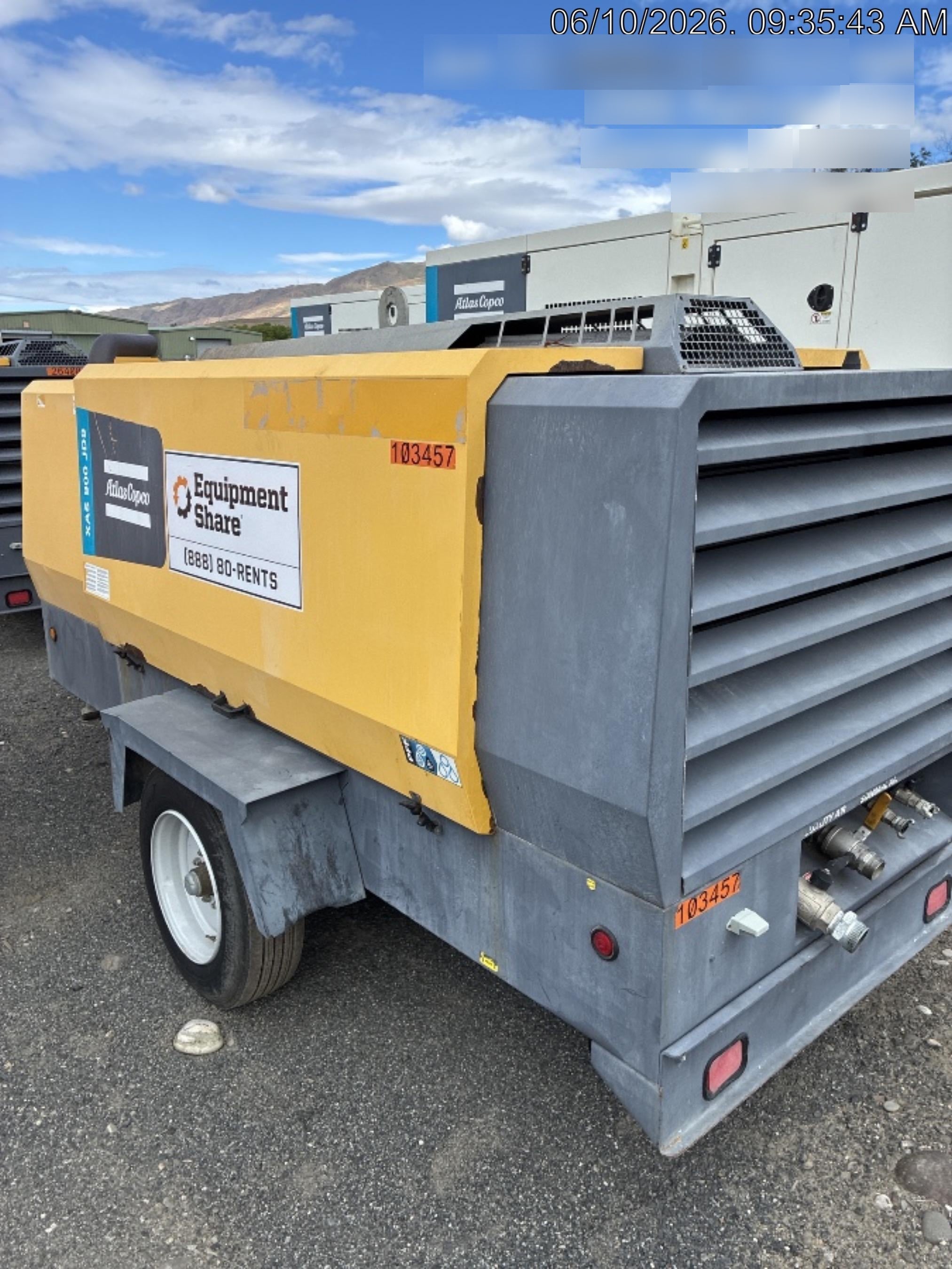 2022 ATLAS COPCO XAS 900