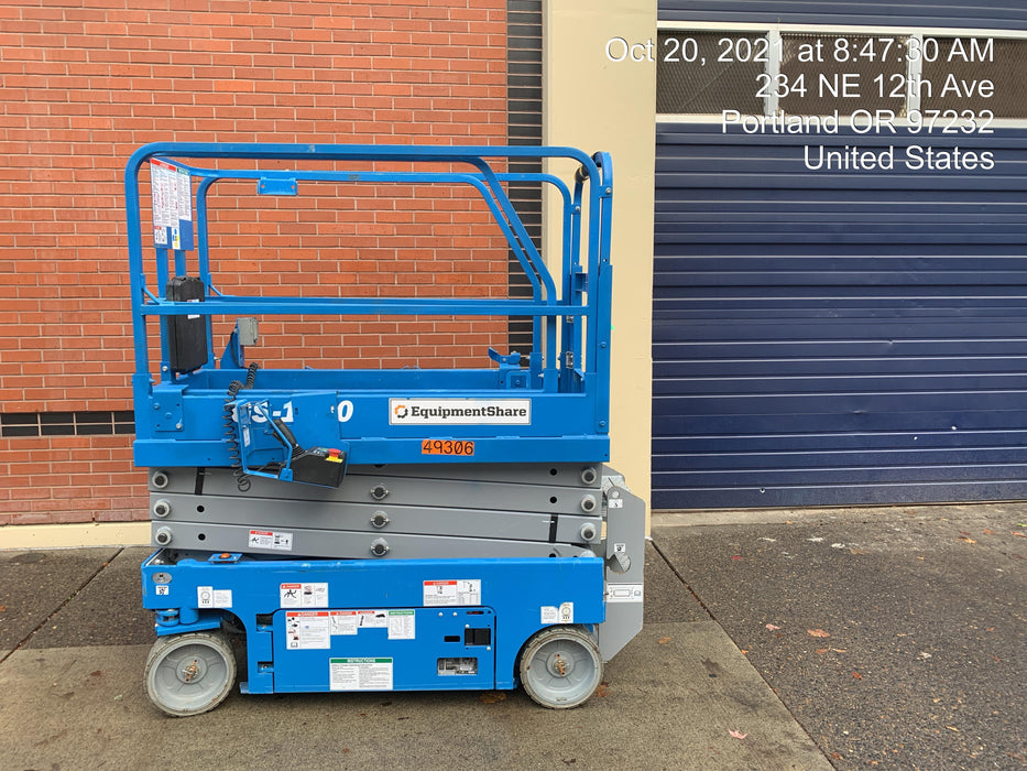 2019 Genie GS-1930 Half Height Swing Gate, 800W Inverter