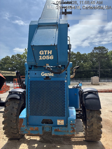 2019 Genie GTH-1056 Canopy, Solid RT Tires, LED Work Lights, Beacon 60" QA Carriage, 60" Forks