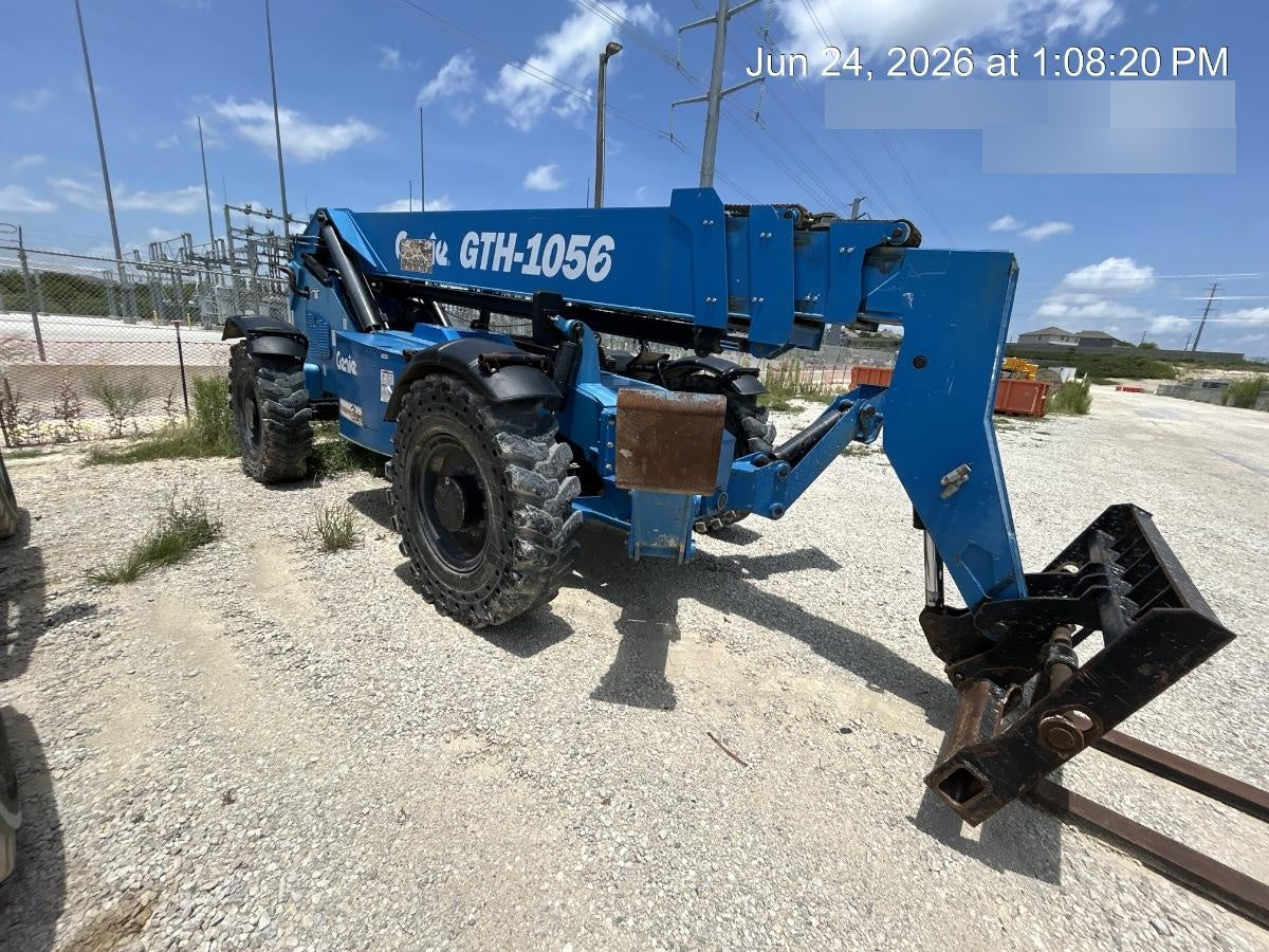 2017 Genie GTH-1056 Genie GTH1056, Solid Tires, 60" carriage, Open ROPS