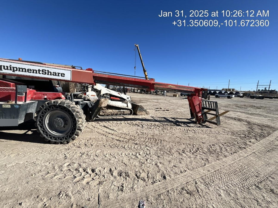 2018 Manitou 12042 Manitou MTA 12042 w/Open ROPS, Work Lights/Strobe, Aux Hyd, Solid Tires, Lift Hook, 66" Carriage, 72" Forks, Outriggers
